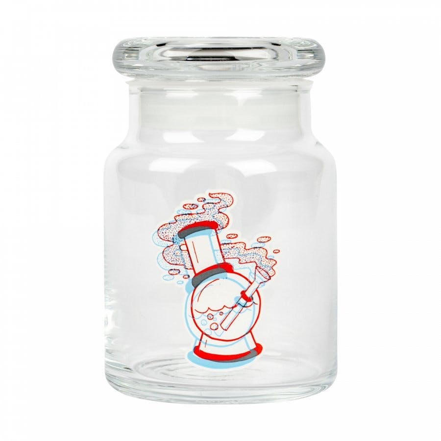 Small Glass Stash Jar - Assorted Styles