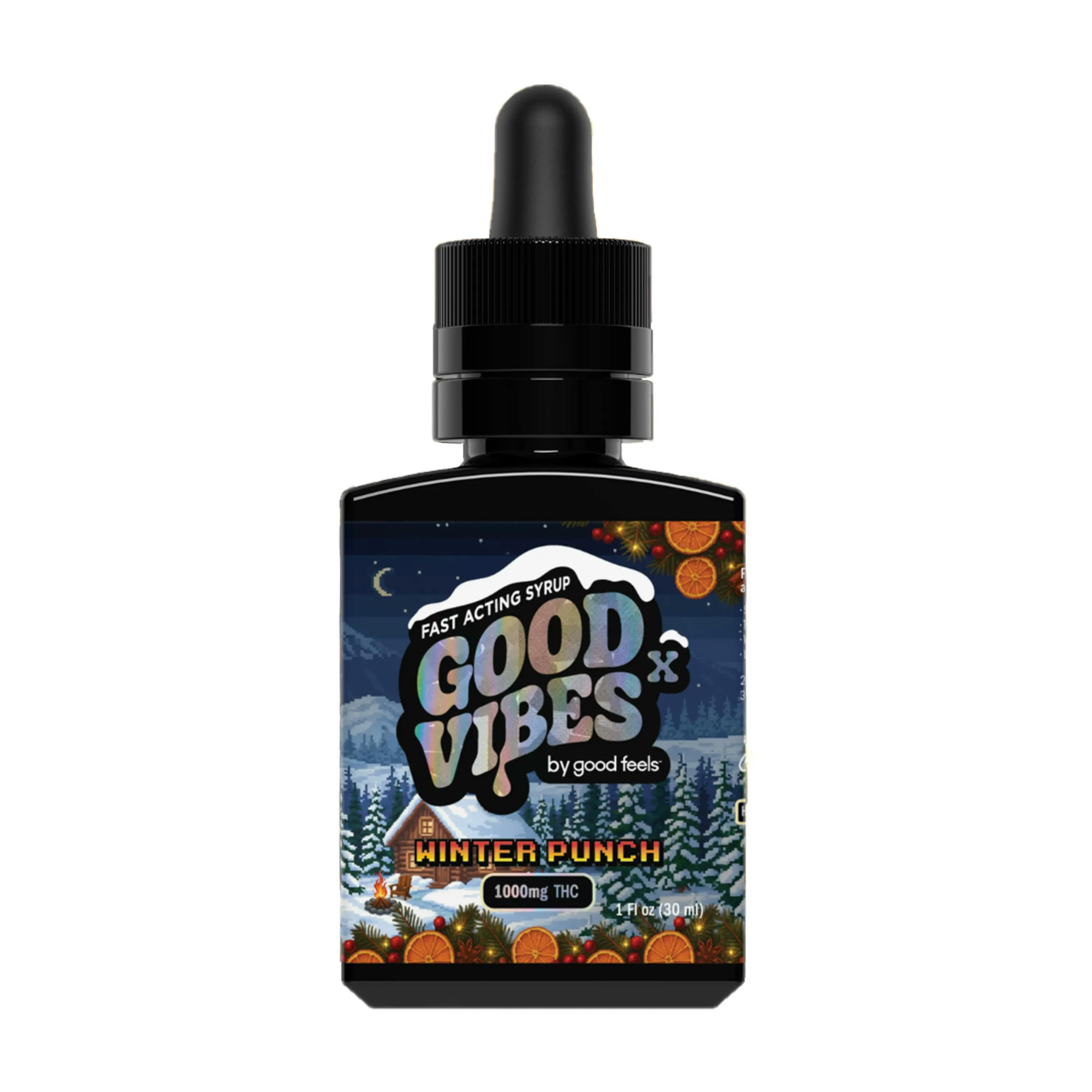 Product Good Vibes X Winter Punch Syrup | Tincture | 1000mg