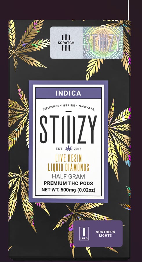 Pod | STIIIZY | Northern Lights | Live Resin Liquid Diamonds | 0.5g