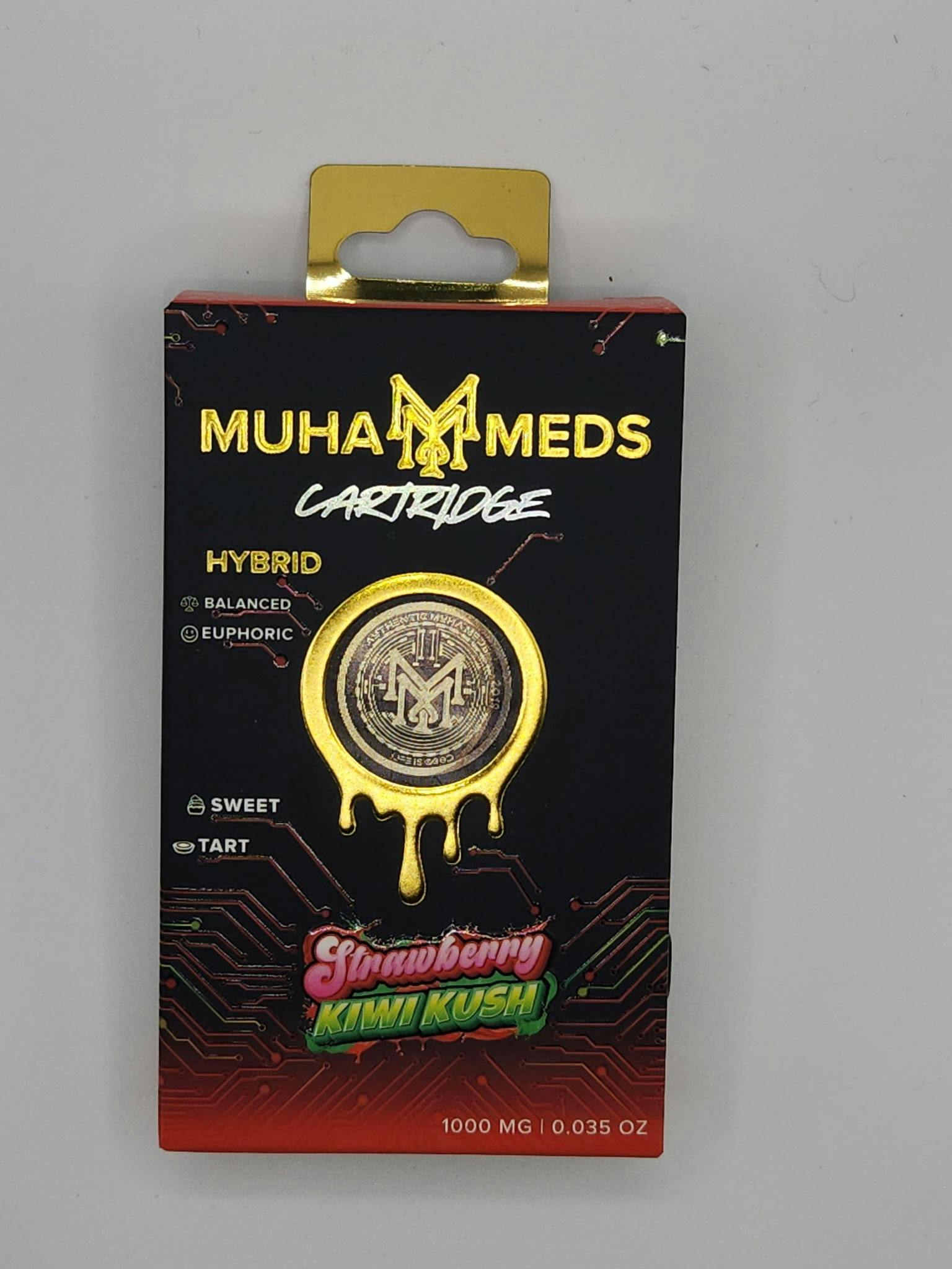 Product: Muha Meds | Vape Cart - 1g - Strawberry Kiwi Kush