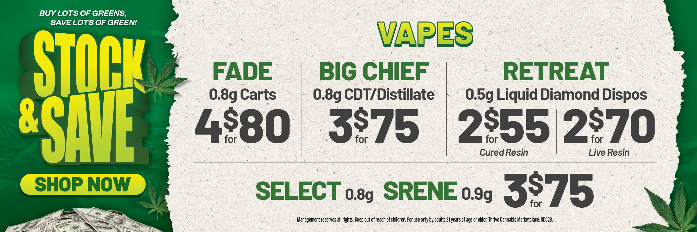 Stock N Save - Cartridges 