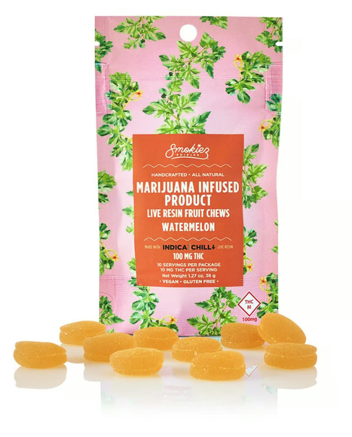 Photo of GUMMY-LR SWEET WATERMELON (I)-100MG 10PK