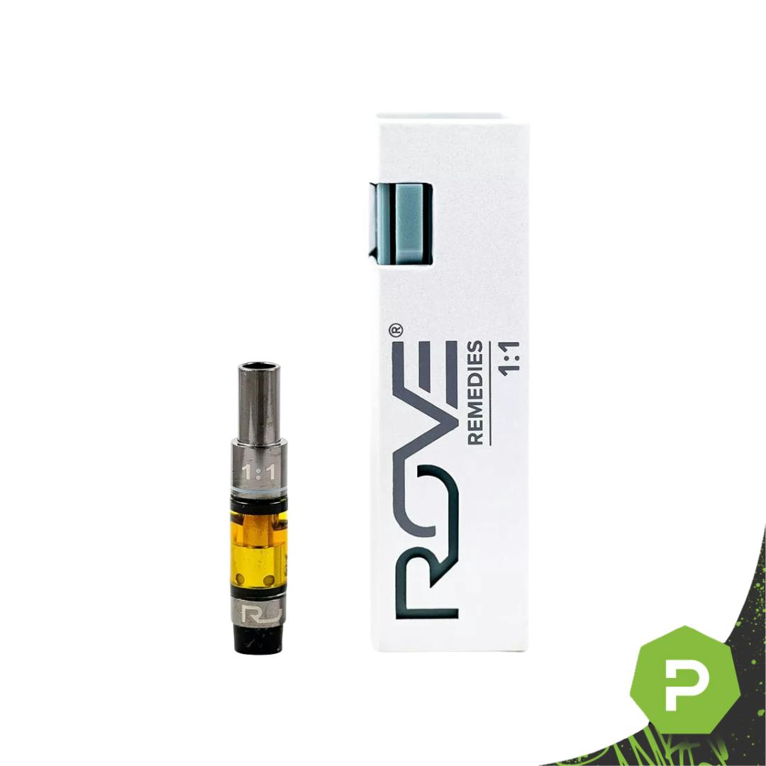 Rove Strawnana 1:1 Cartridge | 1g - Puff Cannabis Cannabis Store in MI