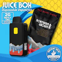 Product Northern Grown - Red Berry Sherb Juice Box Disposable Vape (2g)