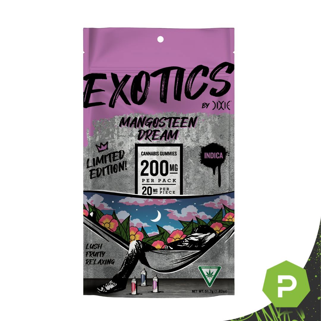 ドリカム　DELICIOUS MD Dixie Dixie | 200mg Exotics Gummies | Mangosteen Dream - Puff