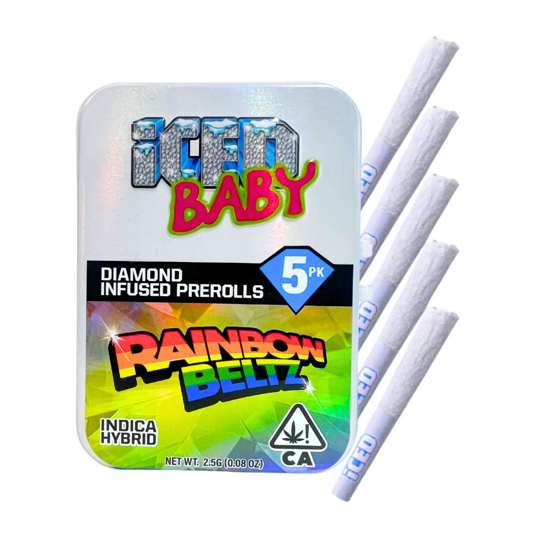 RAINBOW BELTZ ICED INFUSED PREROLLS 5PK-1