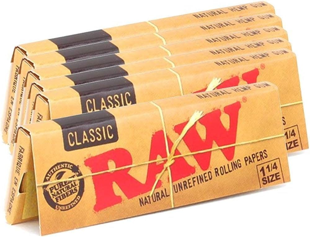 Raw Paper 1 1/4 Size