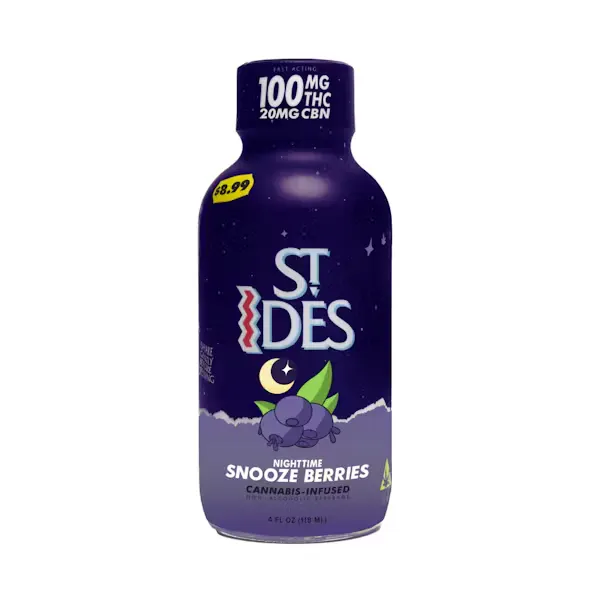 St. Ides | N Shot 100mg | Snooze Berries 4oz | BUZZ - La Mesa