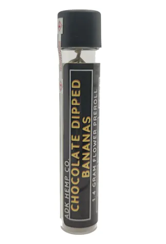 ADK HEMP CO | CHOCOLATE DIPPED BANANAS | PREROLL | 1G-active