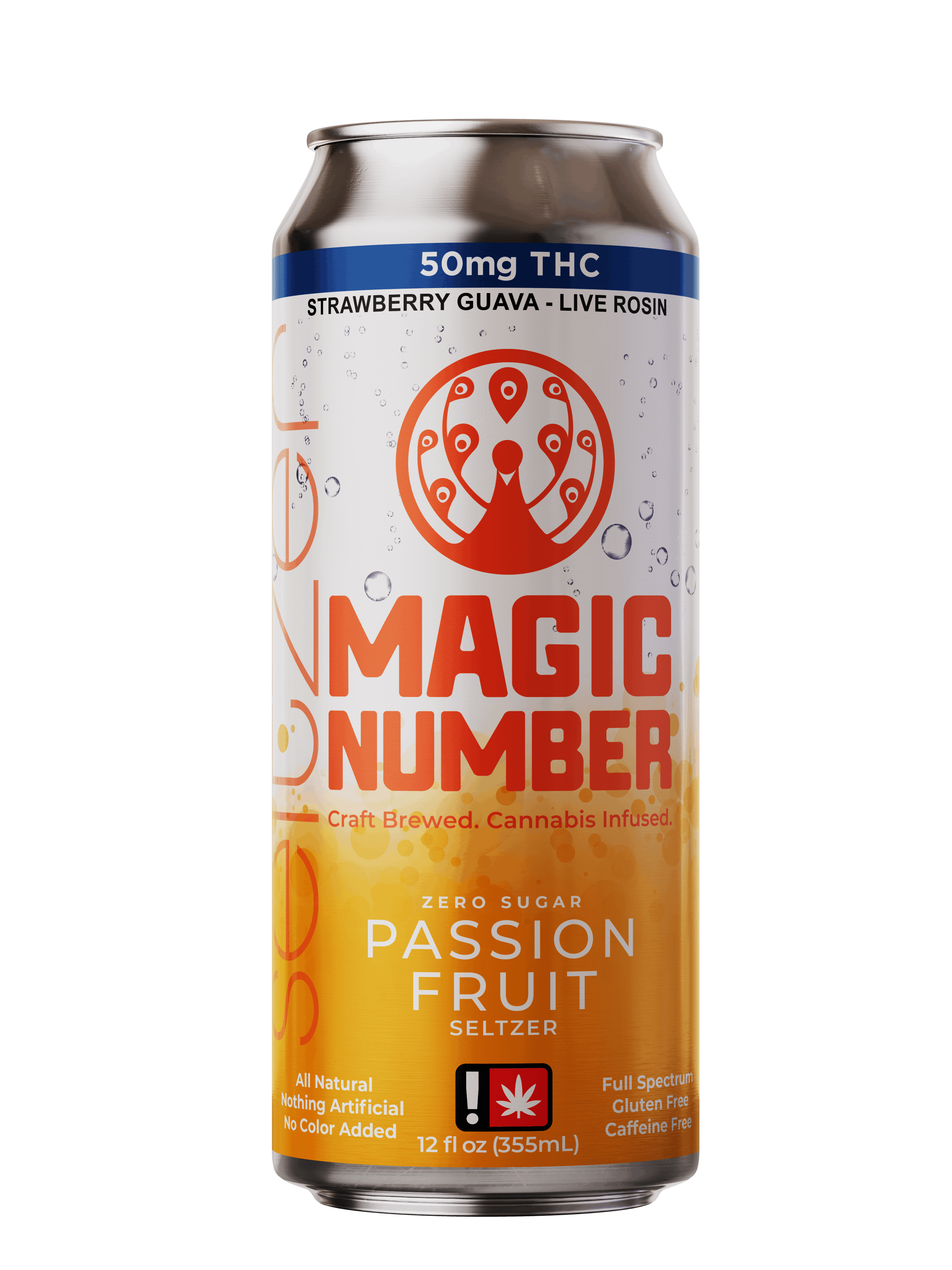 Photo of Passion Fruit Seltzer w/ Live Resin | 50mg