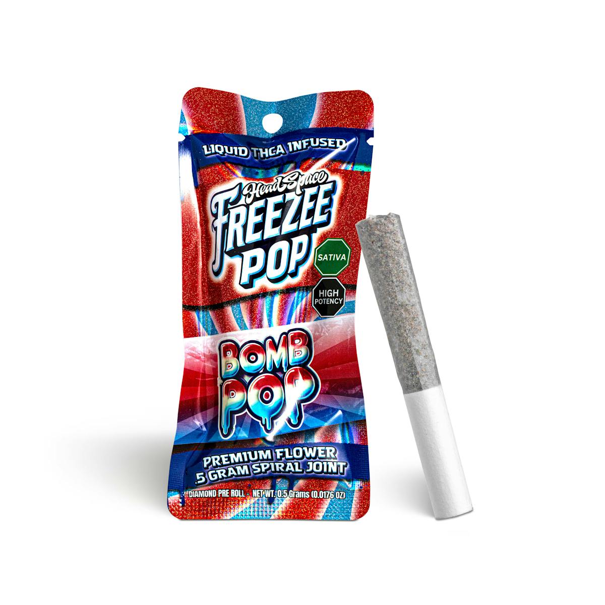 Photo of Bomb Pop Freeze Pop THCa Pre-Roll