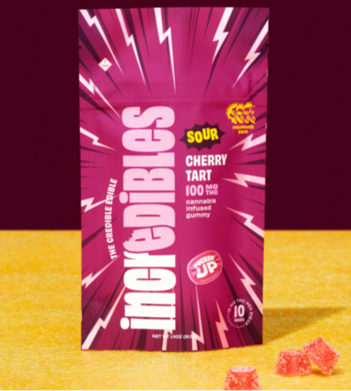 Image of Sour Cherry Tart | 100mg Gummies