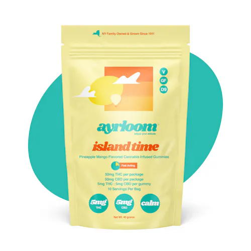 ayrloom | Island Time 1:1 Infused Gummies | 50mg-active