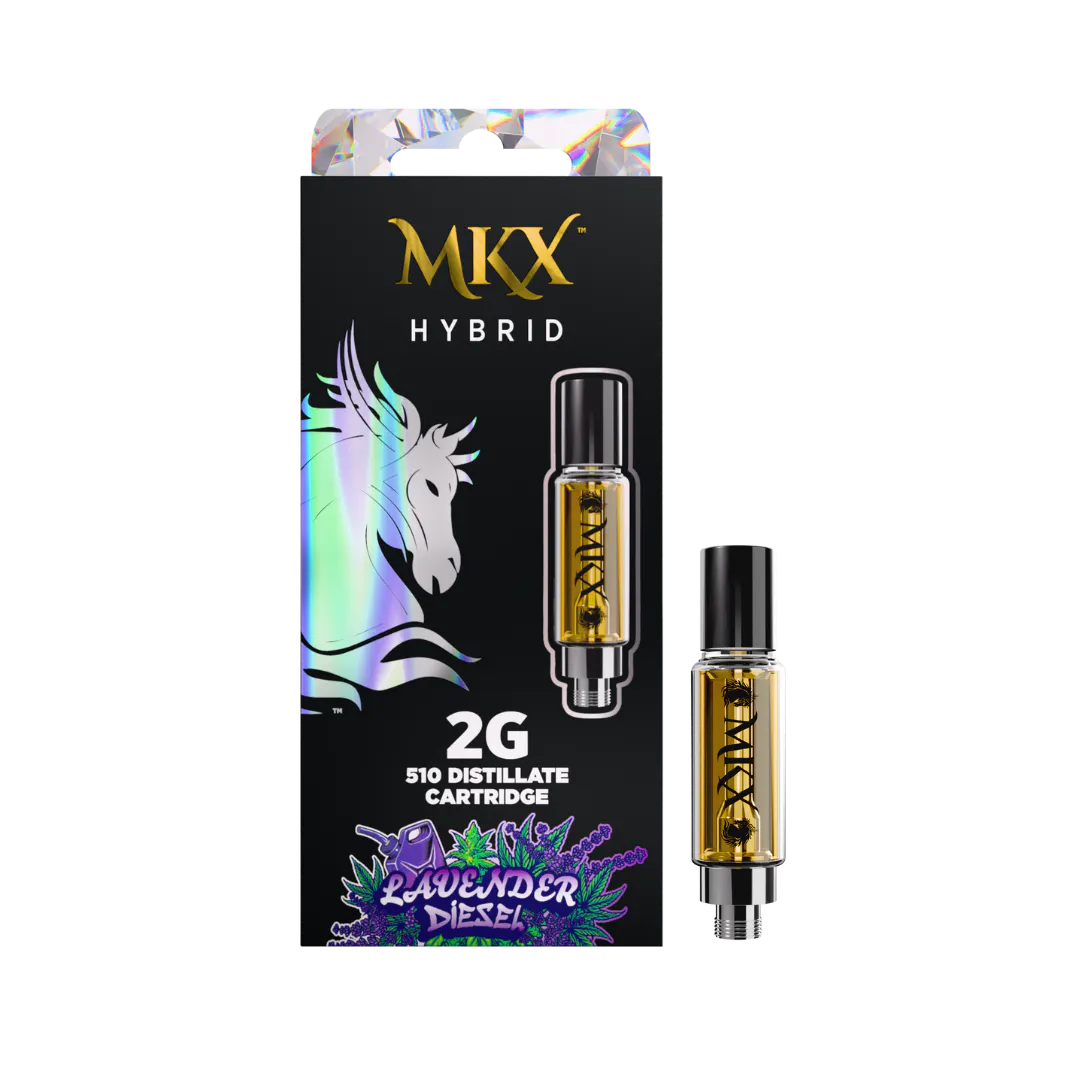MKX 2 Gram 510 Thread Carts - Lavender Diesel 2g 510 Thread