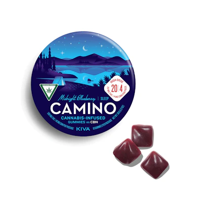 Camino - 200mg THC : 40mg CBN Gummies - Midnight Blueberry