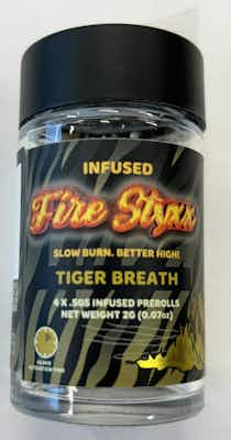 Product: 4pk | Tiger Breath | THCA Infused | Fire Styxx