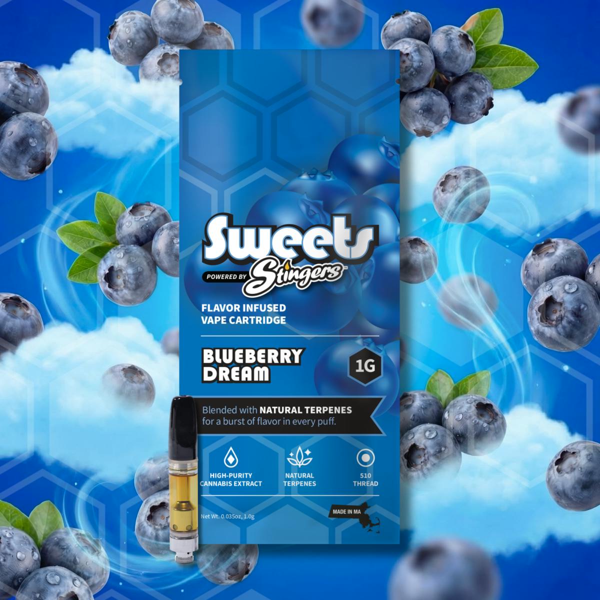 Product Sweets - Blueberry Dream - Vape Cart