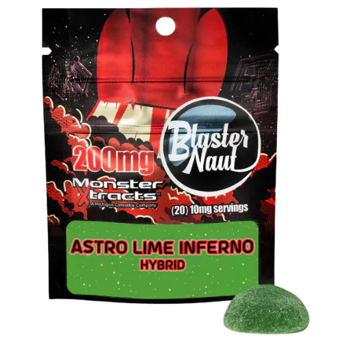 Monster Xtracts Red Hot Rocket Blasternaut Single Serve Gummy
