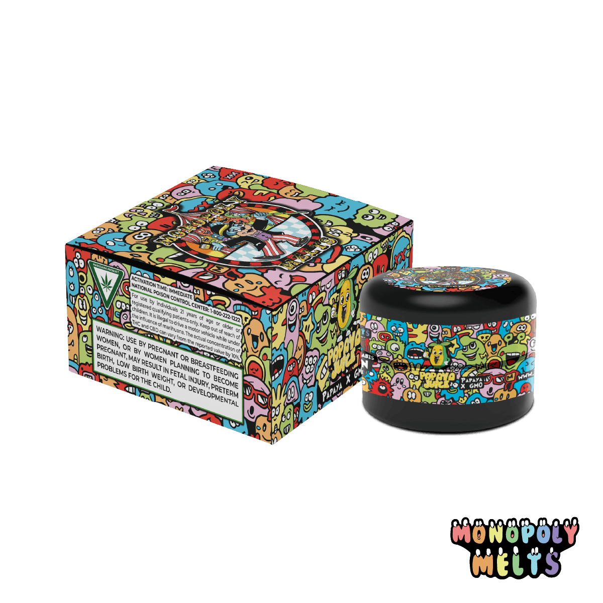 Monopoly Melts - 1g Live Rosin - Papaya Juice