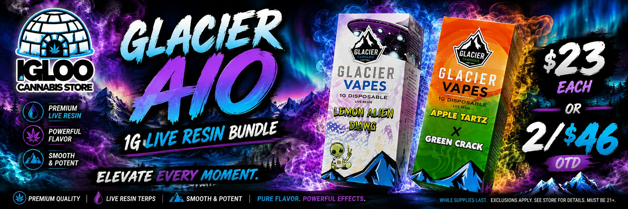 Glacier AIO 2/$46
