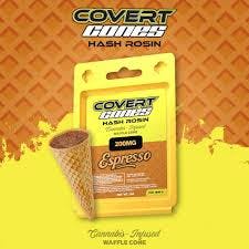 COVERT CONES COVERT CONES | EXPRESSO | HASH ROSIN CONE | 200MG | HYBRID — EDIBLES