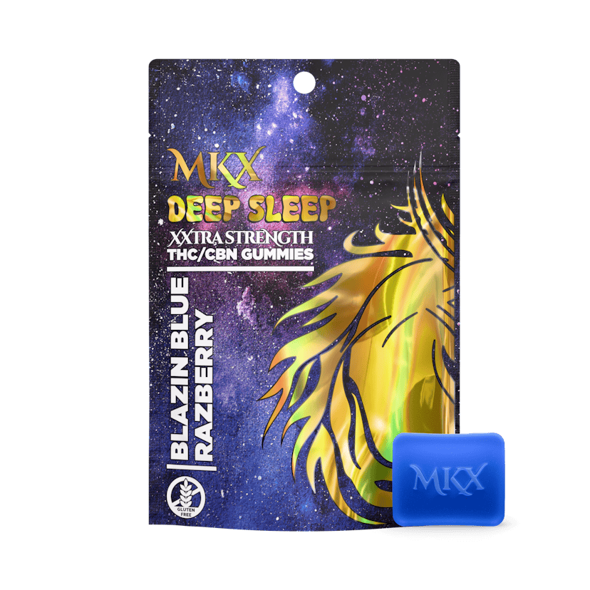 MKX Deep Sleep 200mg Gummies - Blue Razz