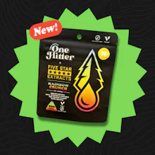 True North x Five Star Extracts  - 200mg Single Gummy - Rainbow Crunch