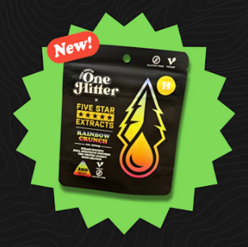 True North x Five Star Extracts  - 200mg Single Gummy - Rainbow Crunch