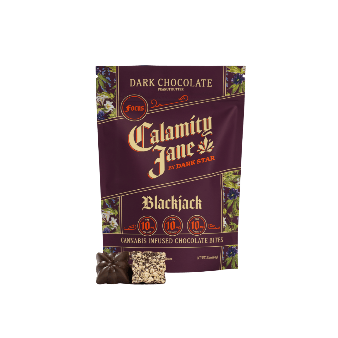 Product Dark Star - Calamity Jane - Blackjack - Chocolate Bites - 100mg