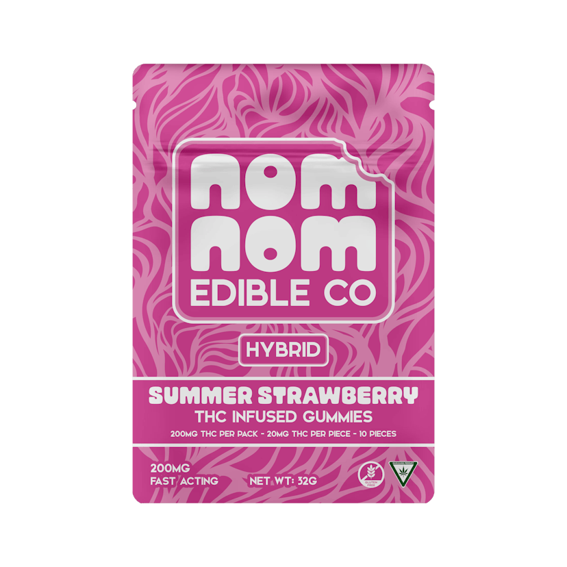 Nom Nom | 200mg Gummies | Summer Strawberry