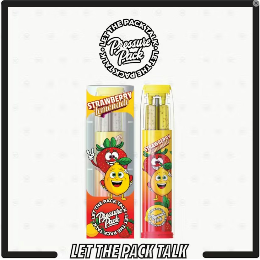 Pressure Pack - Strawberry Lemonade Distillate Disposable