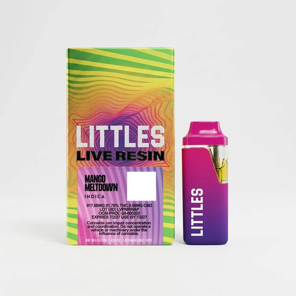 Littles Live Resin Mango Meltdown Disposable Vape