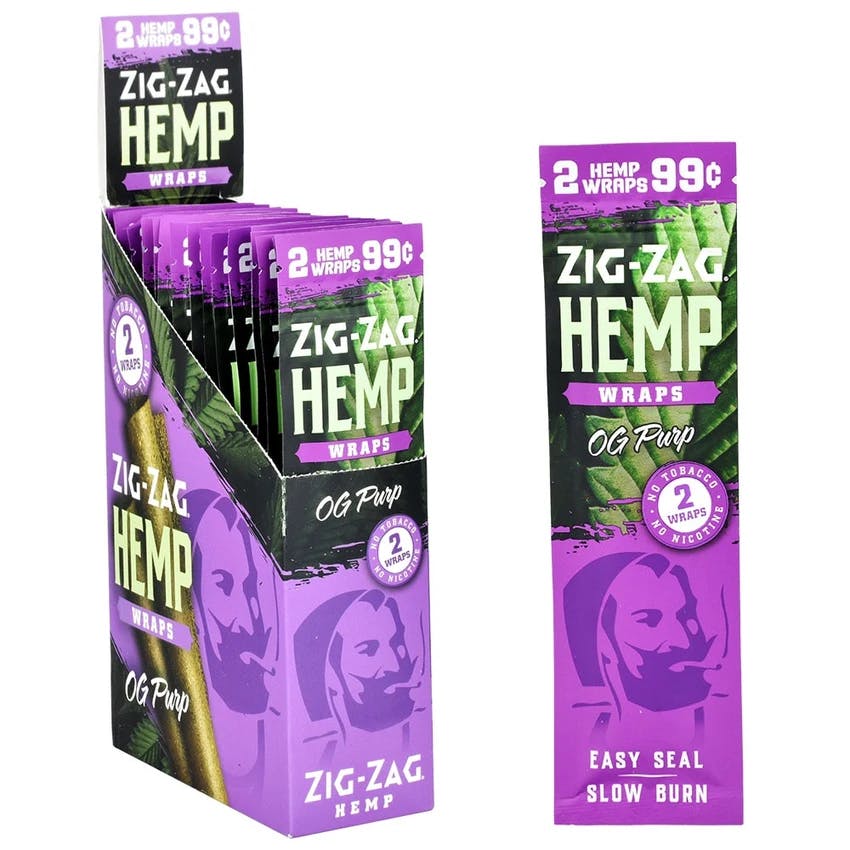 Zig Zag Hemp Wraps | 2pc | OG Purp | Remedy Columbia