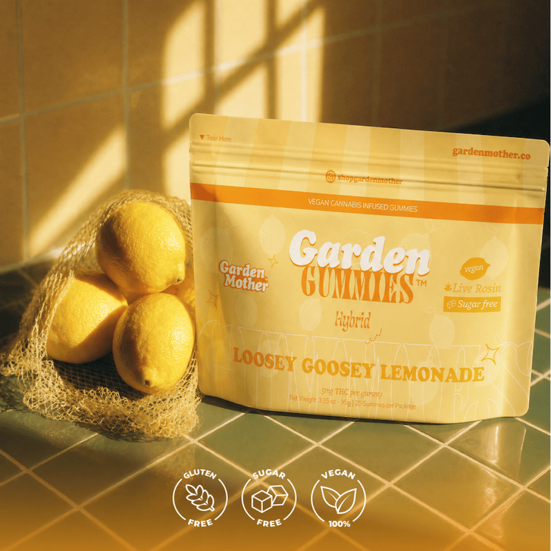 Product Garden Mother - Loosey Goosey Lemonade Live Rosin Garden Gummies (100mg 20pk)