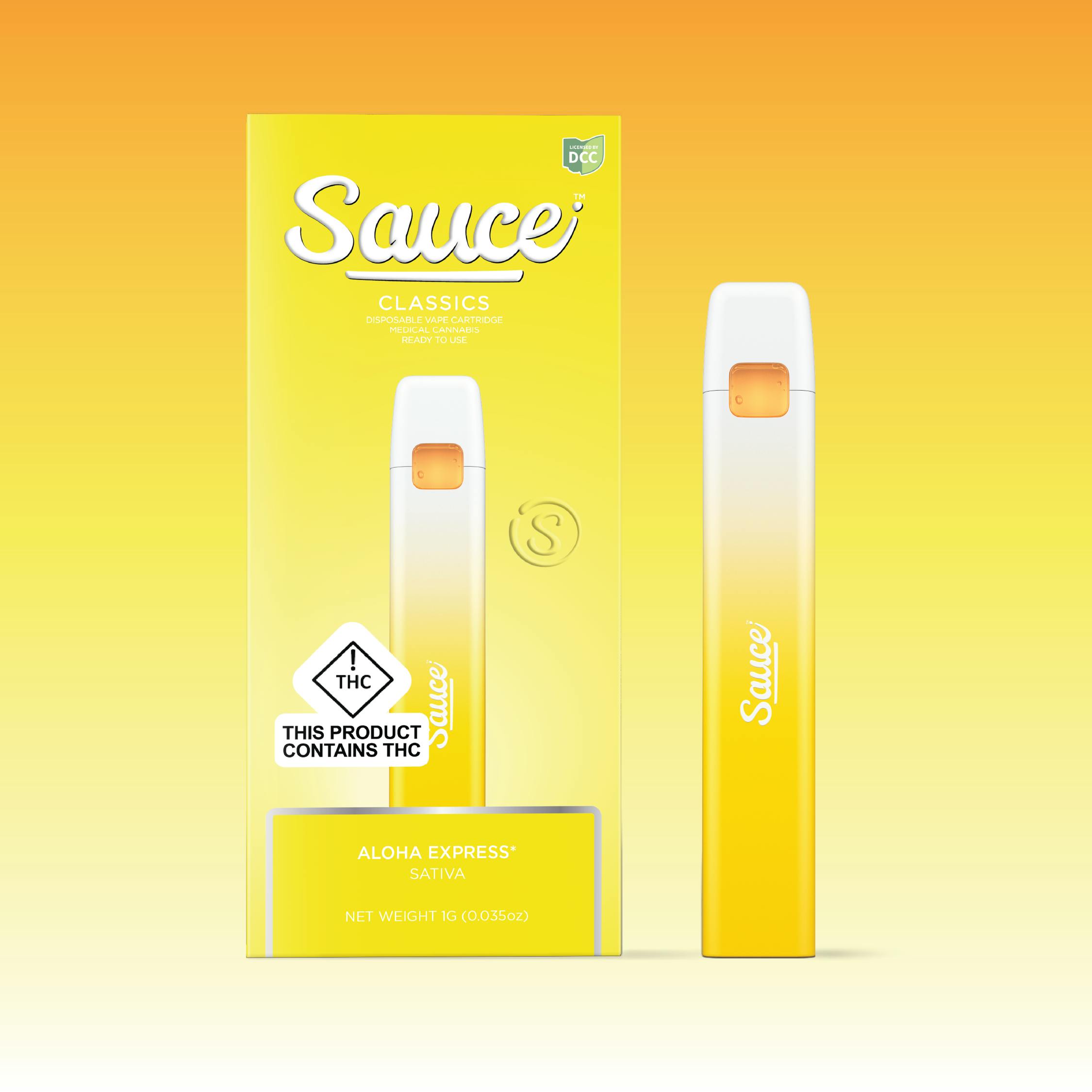 disposable weed vape Shop Sauce Disposable Pen Aloha Express | 1g