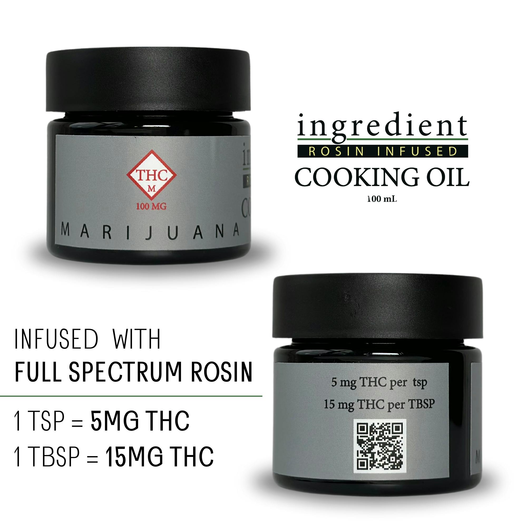 Photo of COOKING OIL | Rosin Infused 100mg