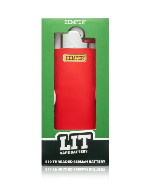 HEMPER - BATTERY 510 - LIT VAPE - RED | Key Missouri (Kirksville)