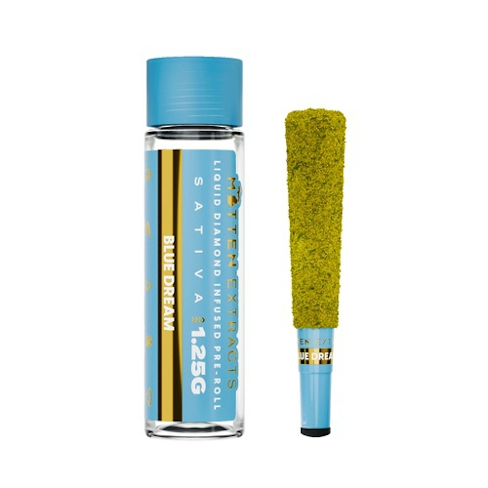 Mitten Extracts - Blue Dream 1.25G Infused Pre-roll
