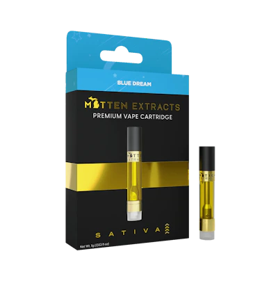 Mitten Extracts - 1g Cart - Blue Dream (S) - CARTRIDGES by Mitten Extracts at King of Budz