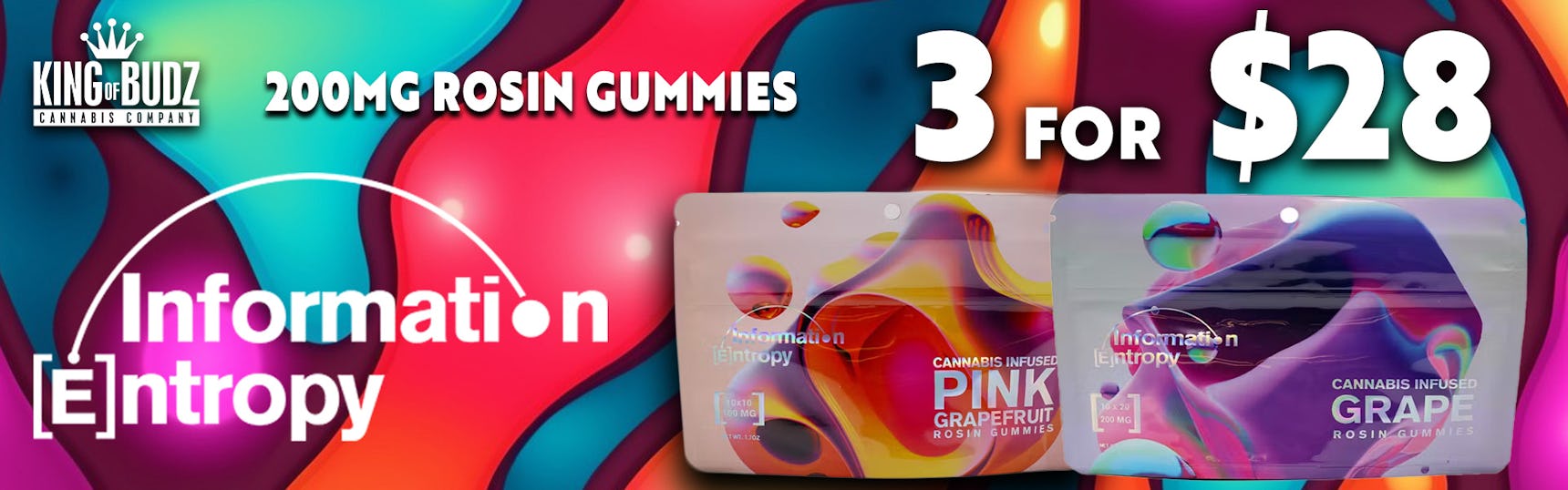 Information Entropy Gummies 3/$28
