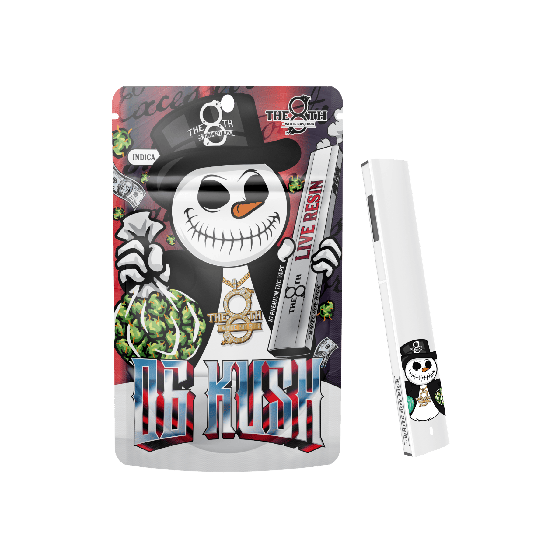 The 8th By White Boy Rick OG Kush All-In-One-Vape Rec - Exclusive