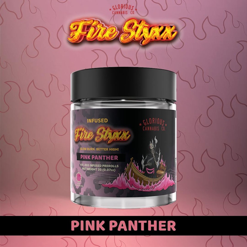 Fire Styxx - Pink Panther 4PK Infused Pre-rolls