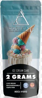 Society C - Ice Cream Cake - 2g Live Resin Disposable