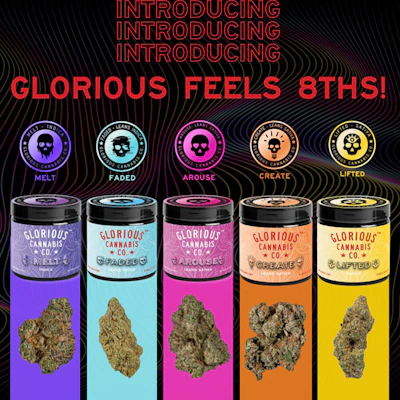 Glorious - 3.5g Prepack - Black Sprinkles