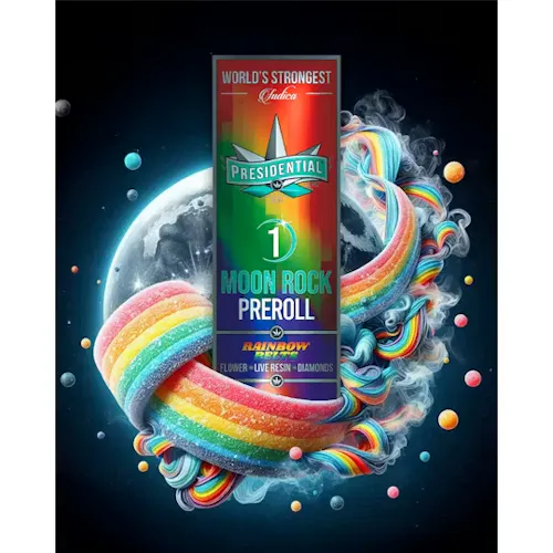 PRESIDENTIAL | MOON ROCK PRE-ROLL | RAINBOW BELTS | 1G-active