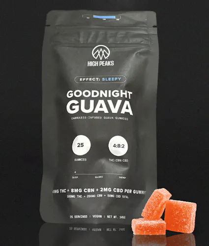 High Peaks | Gummy | Goodnight Guava | 100mg 25pk-1