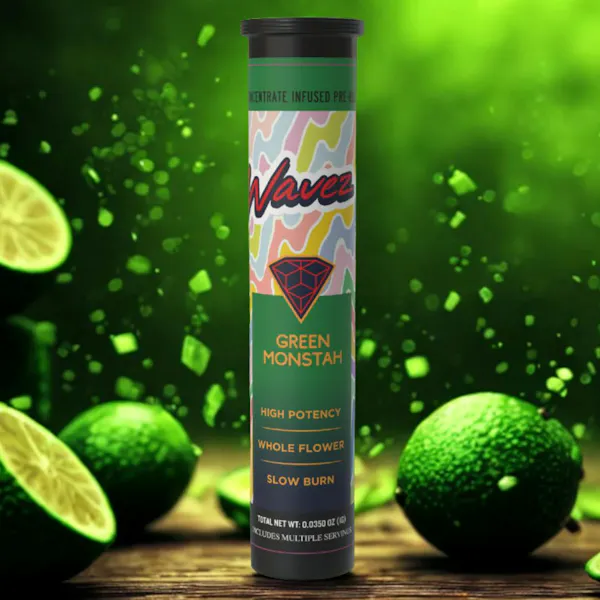 Green Monstah (S) | 1g | Infused PreRoll |  Wavez