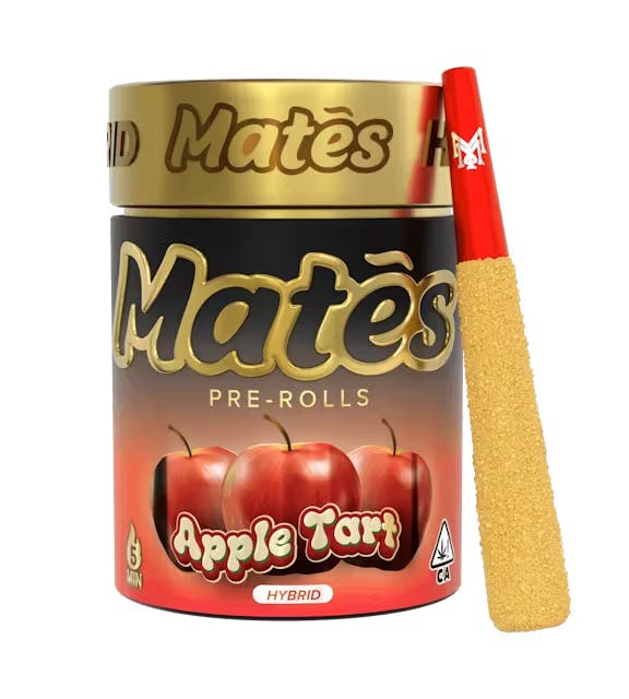 MUHA MEDS MATES | APPLE TART | INFUSED PRE-ROLLS | 5 x 3G | HYBRID
