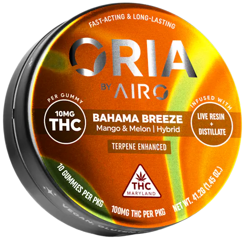 Bahama Breeze Hybrid 10mg (10ct) – ORIA-2