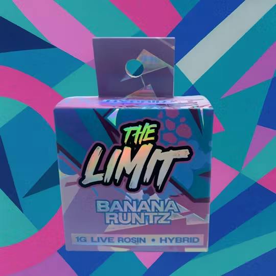 The Limit - 1g Hash Rosin - Banana Runtz